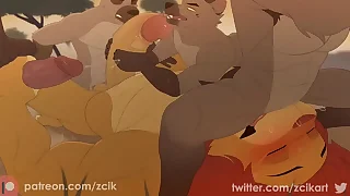 Simba negotiation with hyenas
